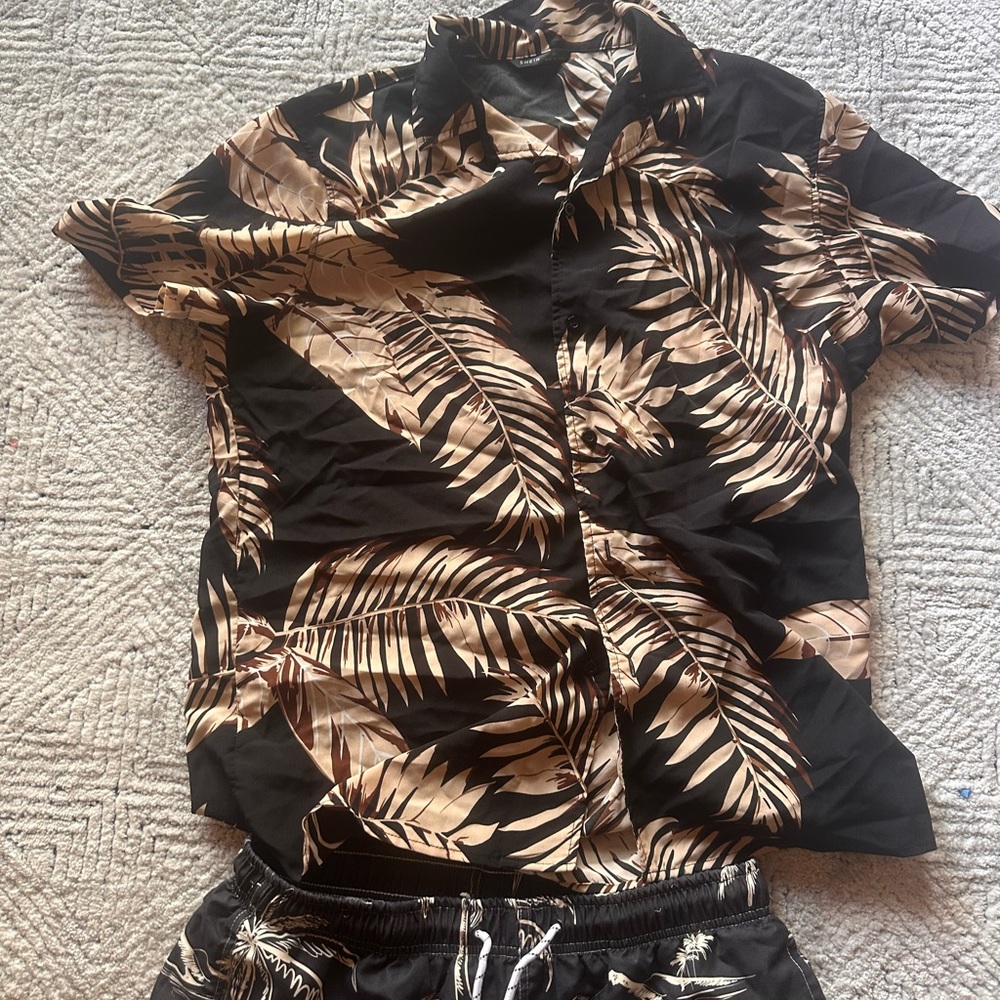 SHEIN matching beach set